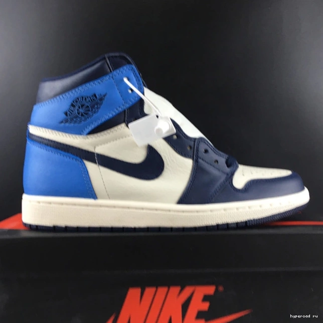 Jordan Retro 1 High OG 555088-140 Obsidian Air 1217
